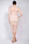 Diamonds and Lace Midi Dress