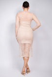Diamonds and Lace Midi Dress