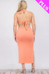 O-Ring Halter Dress