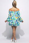 Off The Shoulder Bubble Dress