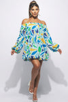 Off The Shoulder Bubble Dress