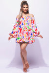 Off The Shoulder Bubble Dress