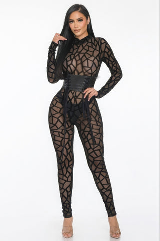 Geometric Goddess Jumpsuit