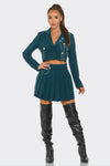 Chains and Pleats Skirt Set