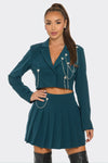 Chains and Pleats Skirt Set
