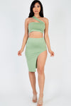 Suns Out Shoulders Out Skirt Set