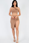 Suns Out Shoulders Out Skirt Set
