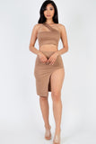 Suns Out Shoulders Out Skirt Set
