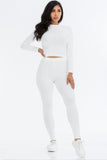 Mock Neck Leggings Set