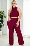 Bougie Bootcut Pants Set