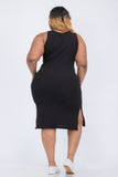 Ribbed Tank Midi Dress