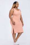 Ribbed Tank Midi Dress