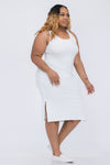 Ribbed Tank Midi Dress