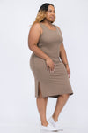 Ribbed Tank Midi Dress