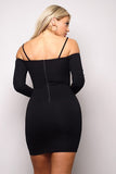 Strap on Strap Mini Dress