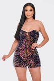 Sweetheart Sequin Romper