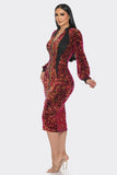 Stunning Sequin Midi Dress