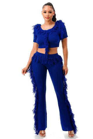 Let's Dance Fringe Pants Set
