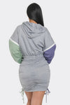 Color Block Transition Dress