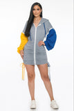 Color Block Transition Dress